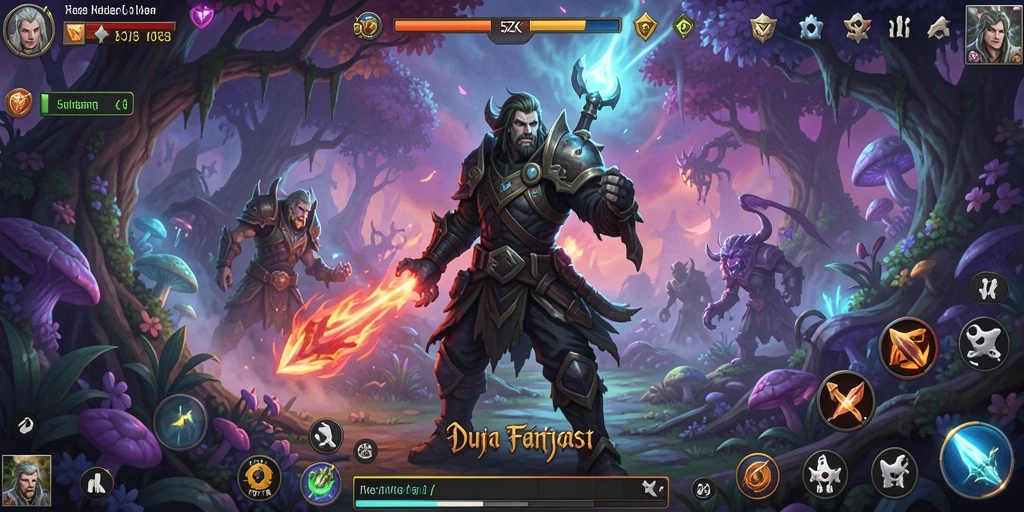 Screenshot gameplay 5ZK yang menunjukkan aksi petualangan yang seru.