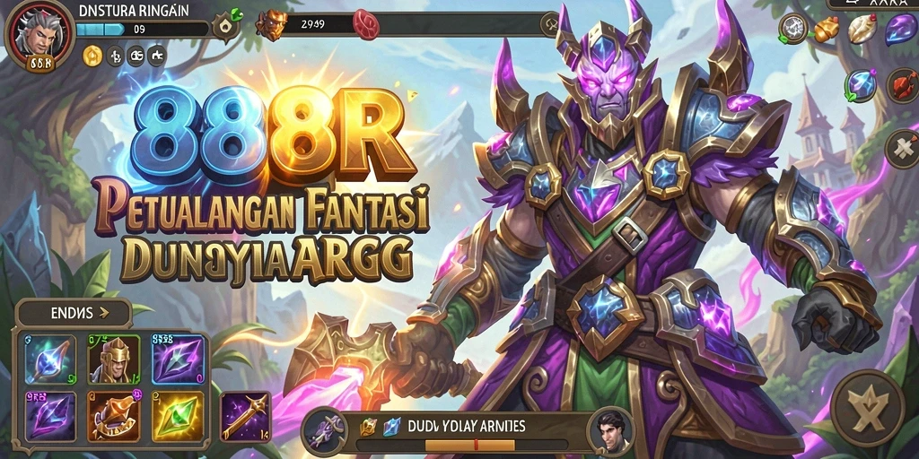 Screenshot utama menampilkan petualangan seru dalam gameplay ARPG.