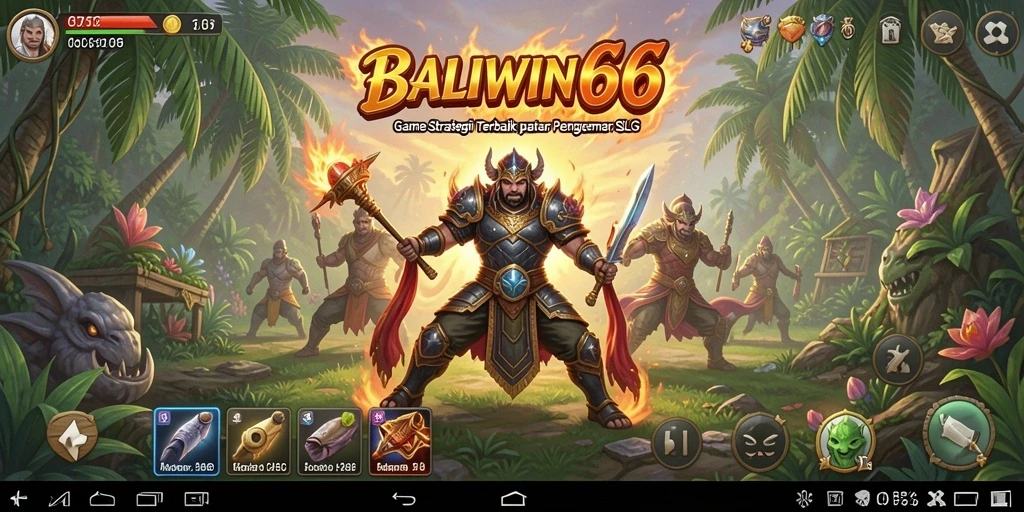 Tampilan gameplay BALIWIN66 yang penuh aksi dan strategi.