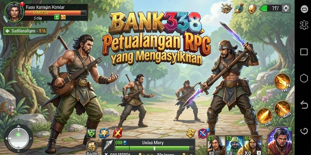 Tampilan gameplay RPG BANK338 yang seru dan menantang.