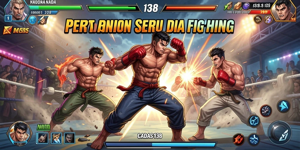 Gameplay seru dalam CADAS138 dengan karakter yang menantang.