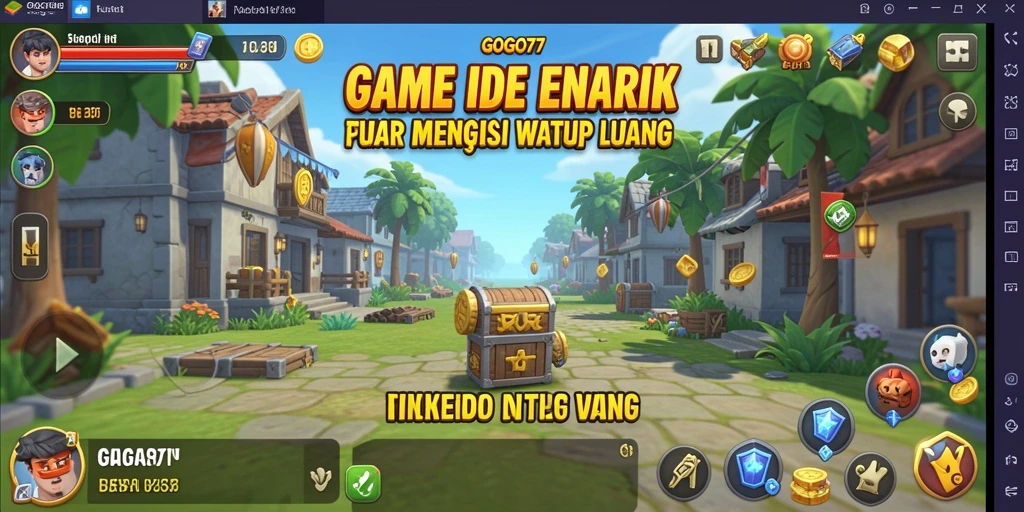 Tampilan gameplay GOGO77 yang menarik dengan karakter aktif.