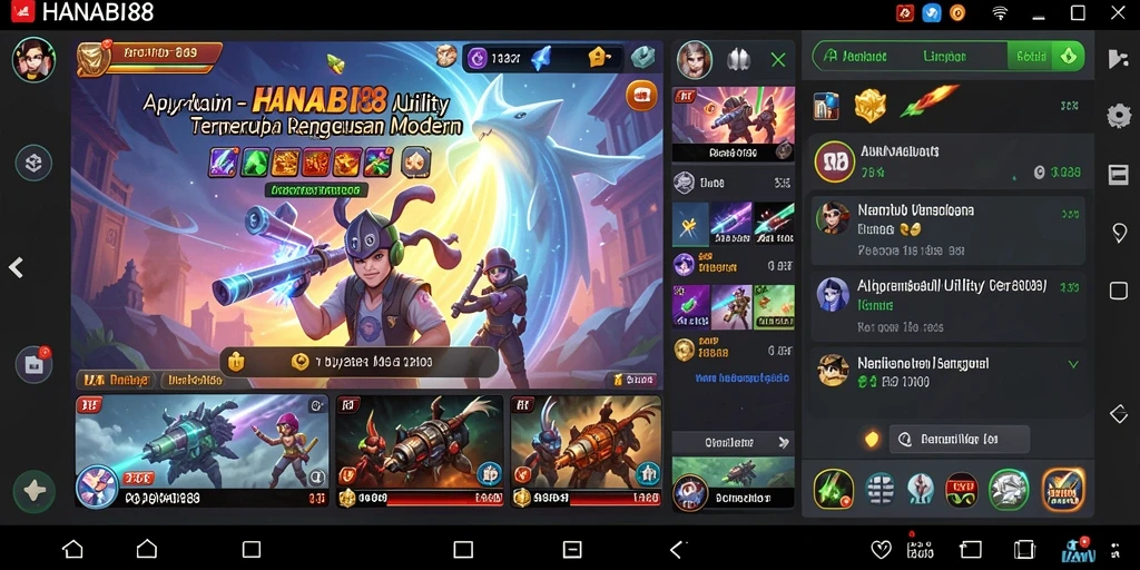 Tampilan antarmuka HANABI88 yang user-friendly dan mudah dinavigasi.