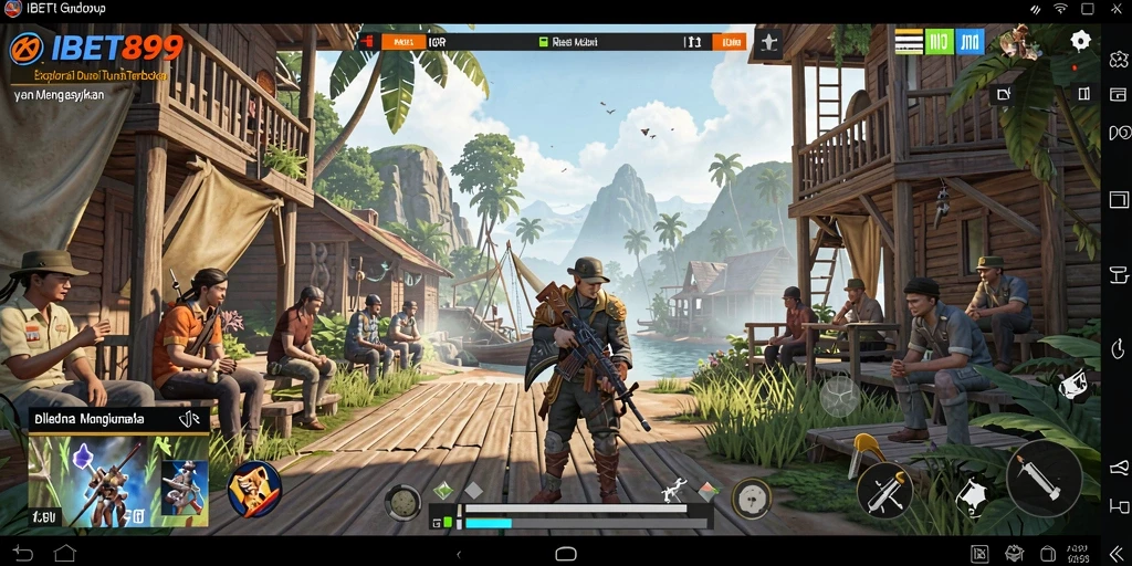 Tampilan menarik dari gameplay IBET899 yang menggambarkan dunia terbuka.