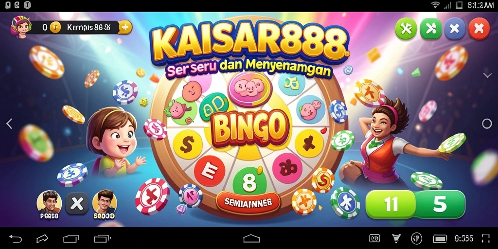 Tampilan gameplay KAISAR888 yang seru dalam permainan Bingo.