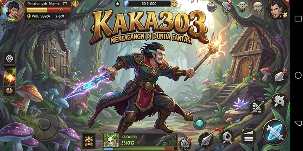 Gameplay KAKA303 menampilkan petualangan yang mendebarkan.