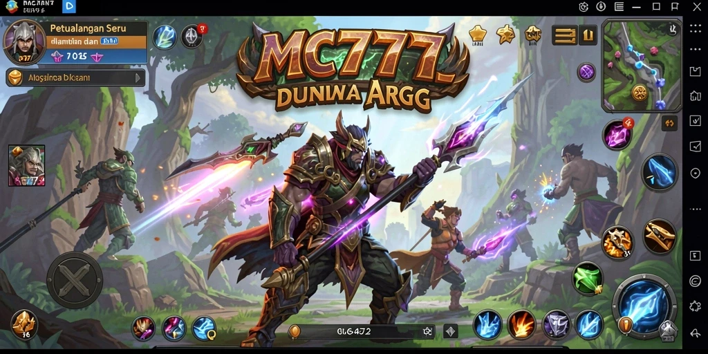 Gameplay ARPG yang mendebarkan dan penuh aksi.