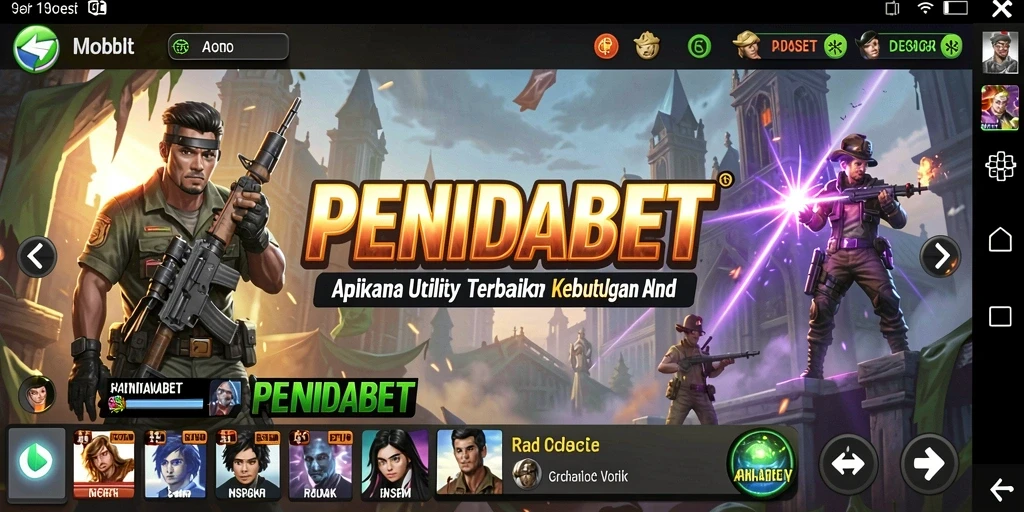 Tampilan utama PENIDABET dengan fitur Utility yang lengkap.