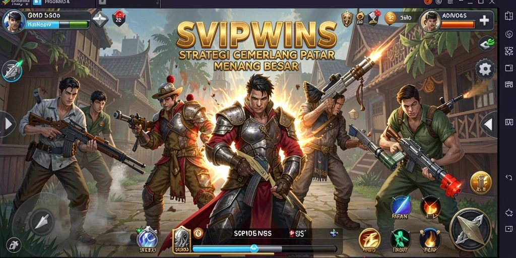 Screenshot gameplay SVIPWINS yang mendebarkan dan menantang.