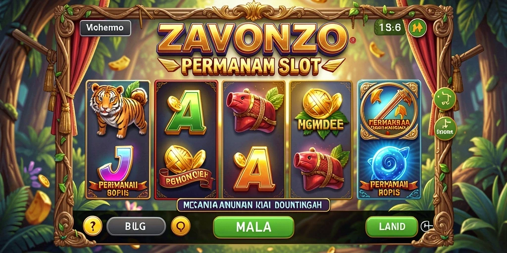 Tampilan menarik dari gameplay Slot ZAVONZO yang mengasyikkan.